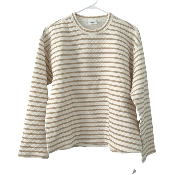 J. Crew Factory Women's Reversible Long Sleeves Quilted Pullover S Small New - Picture 2 of 9